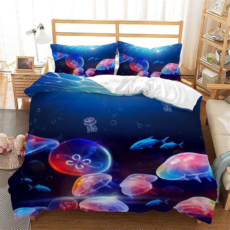 Medusa ocean duvet cover