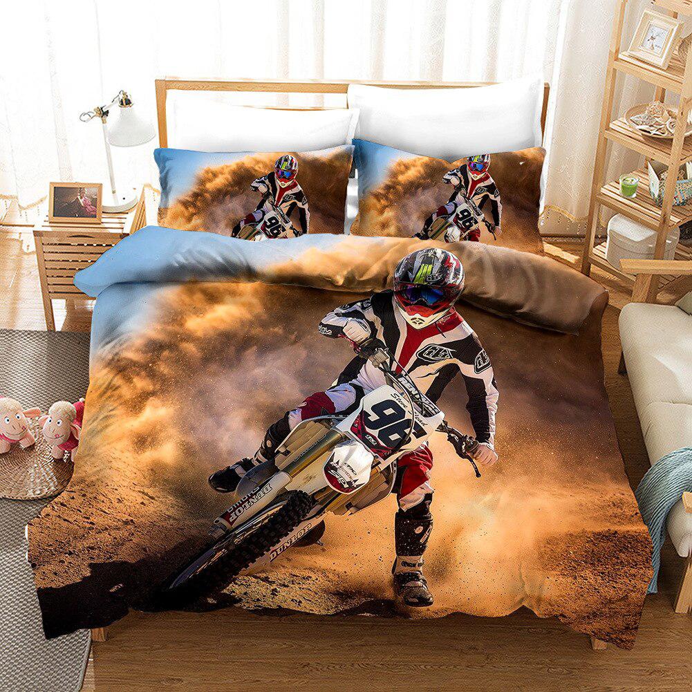 Motorcycle Duvet Cover