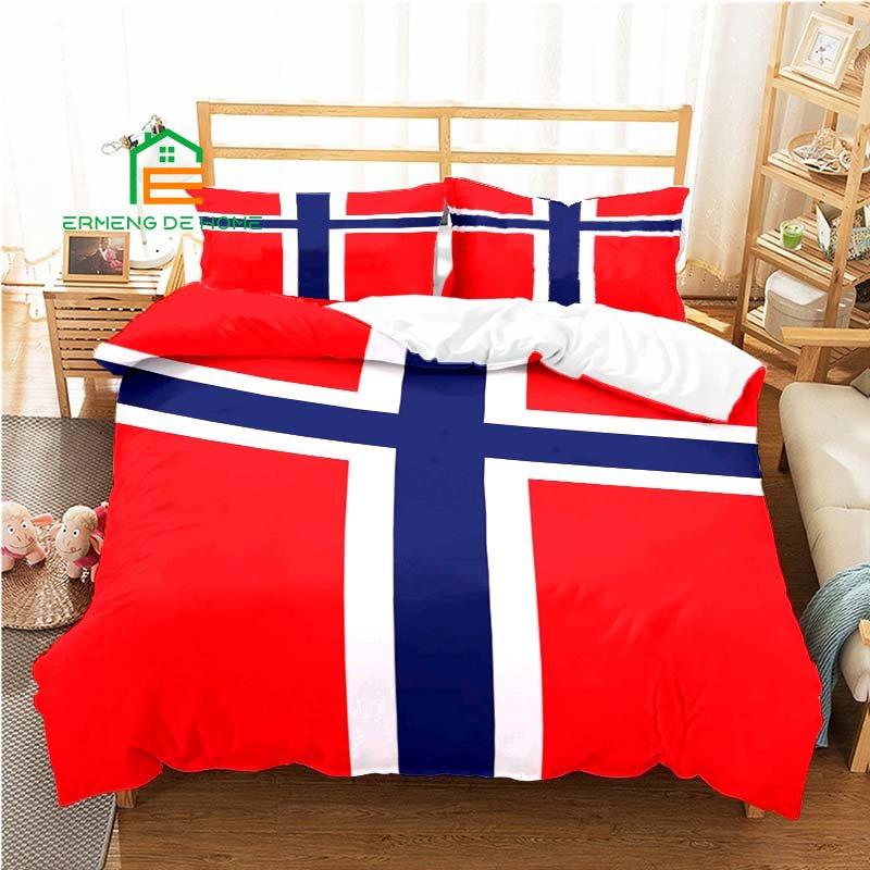 Norway Flag Duvet Cover