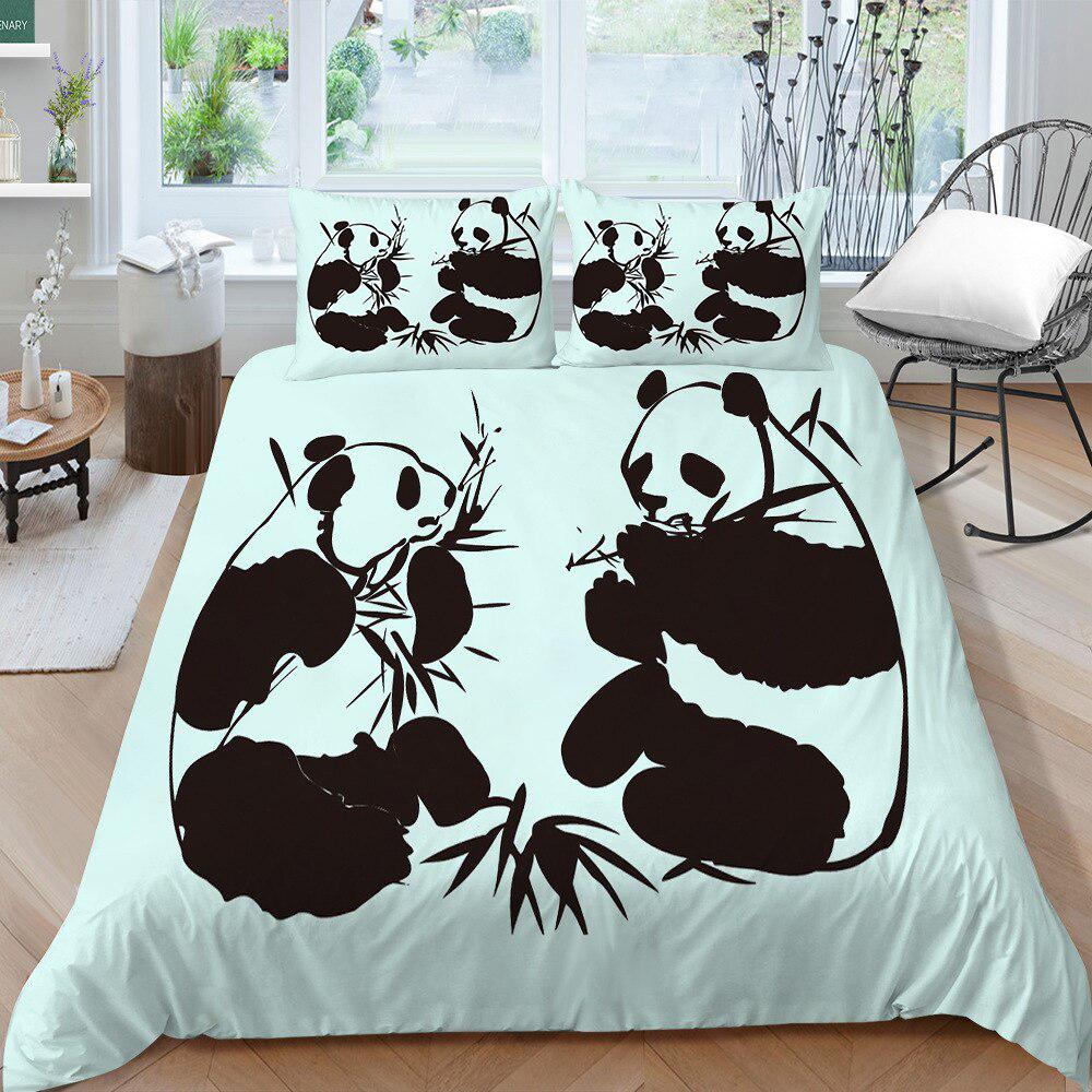 Panda Bambou duvet cover