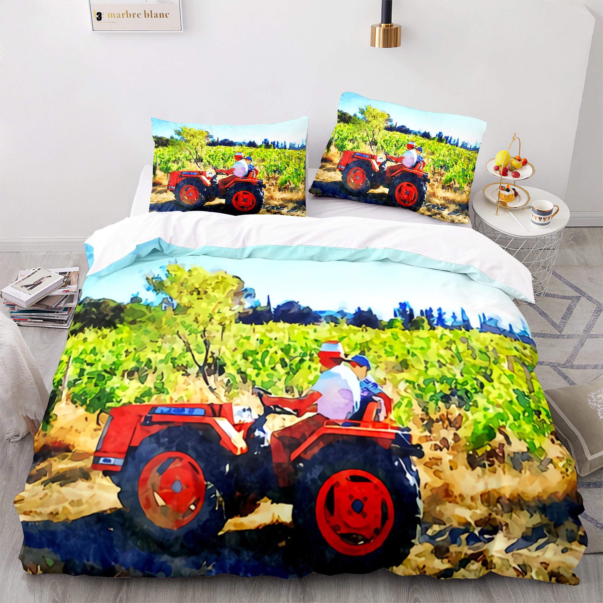 Paysan tractor duvet cover