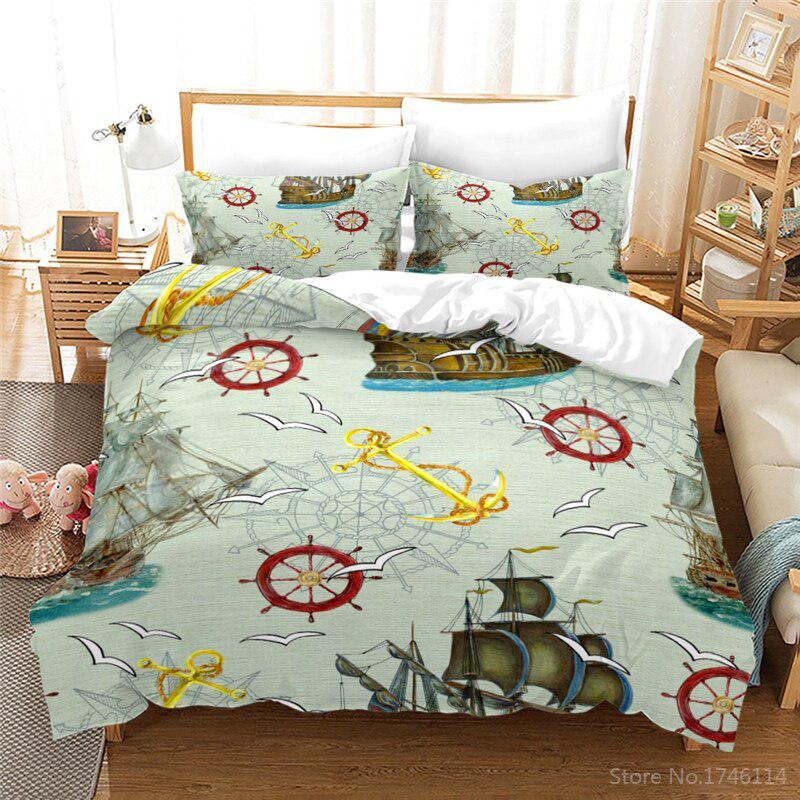 Pirate style duvet cover