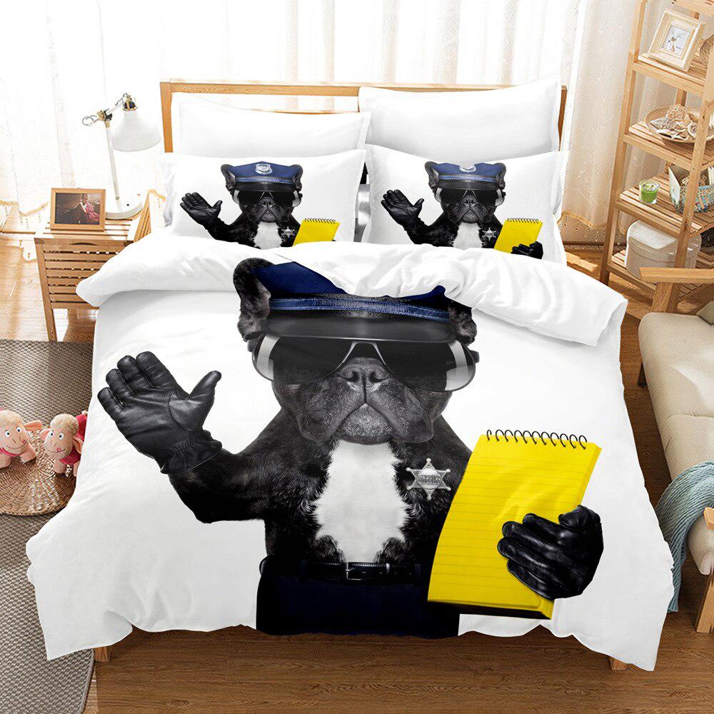 Police dog duvet cover