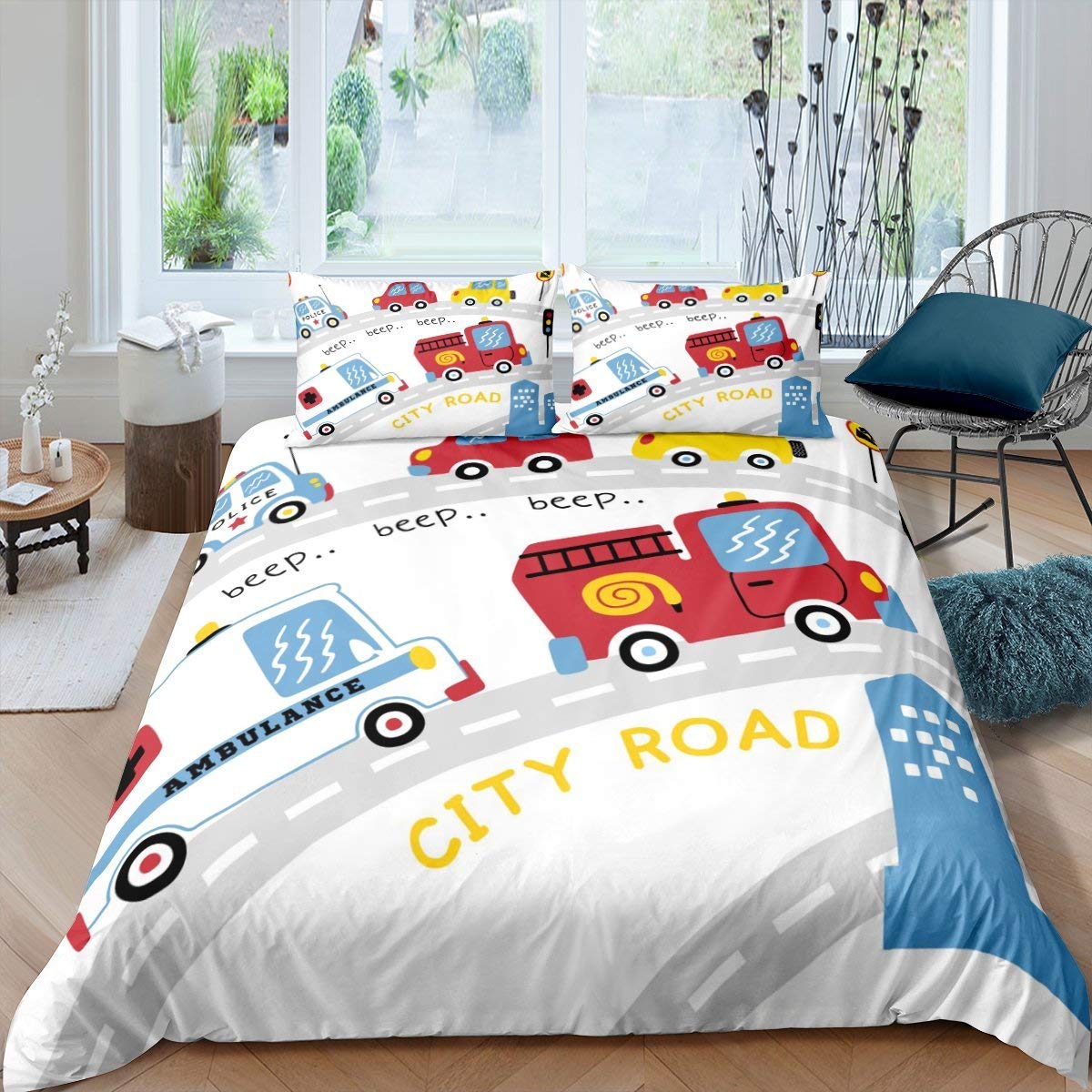 Police duvet cover a place