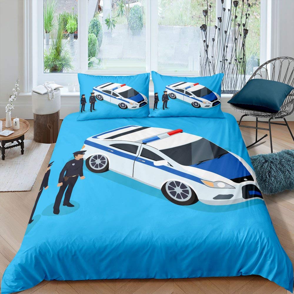 Police duvet cover a place