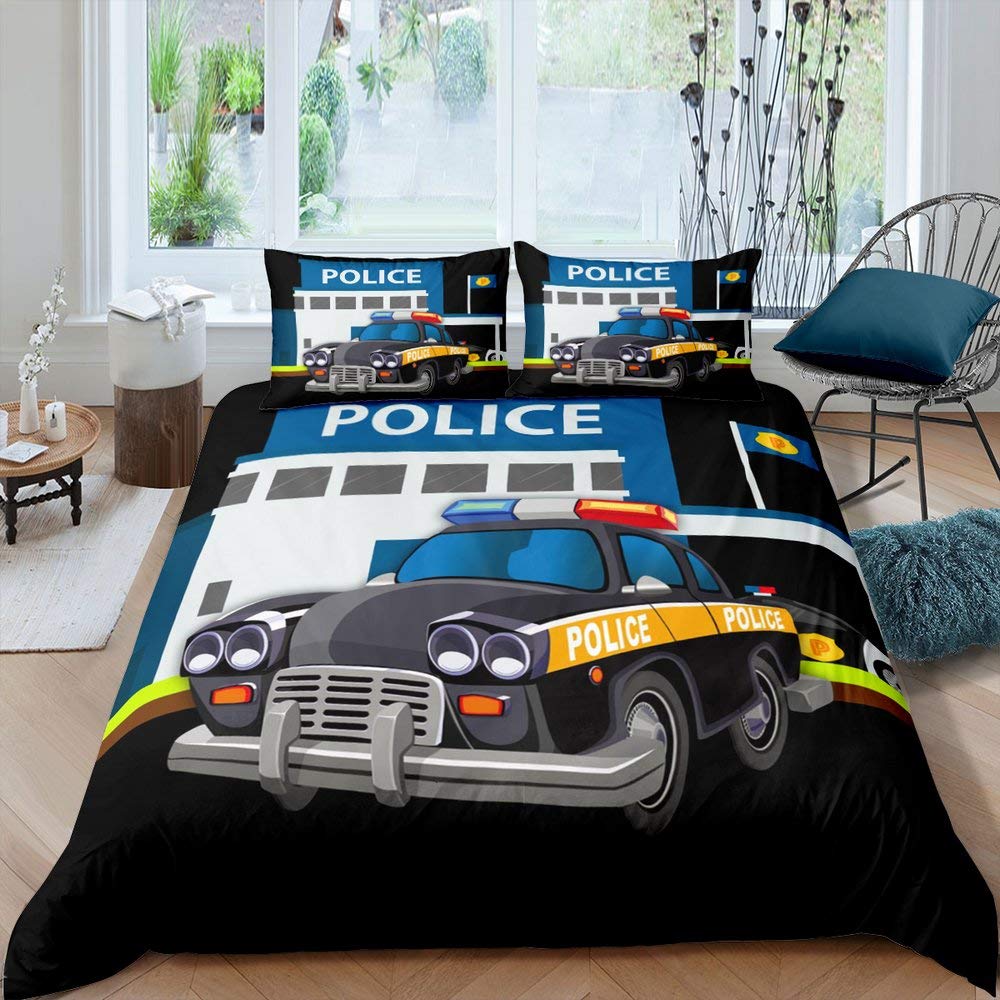 Police duvet cover a place