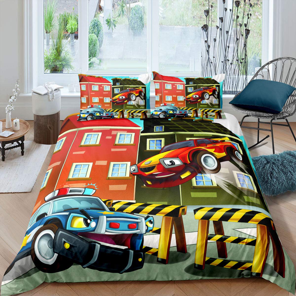 Police duvet cover a place