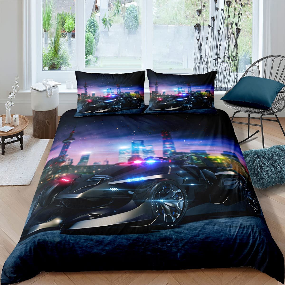 Police duvet cover a place