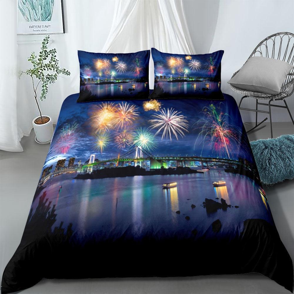 San Francisco night duvet cover