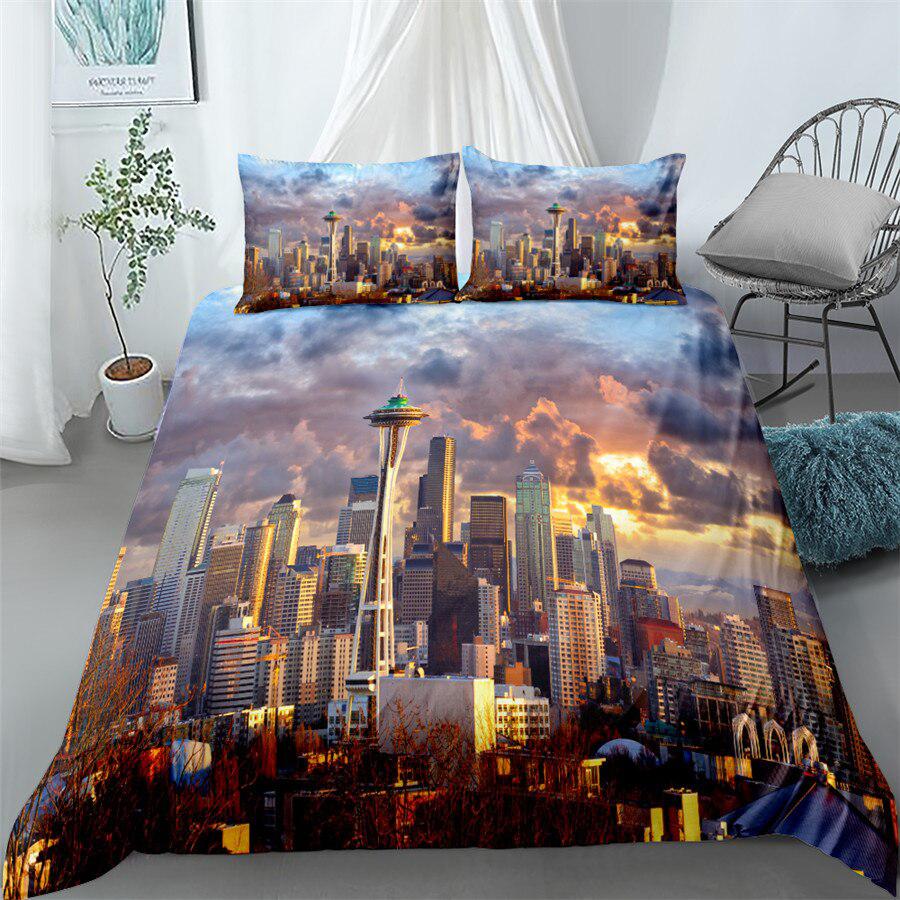 Seattle city duvet cover