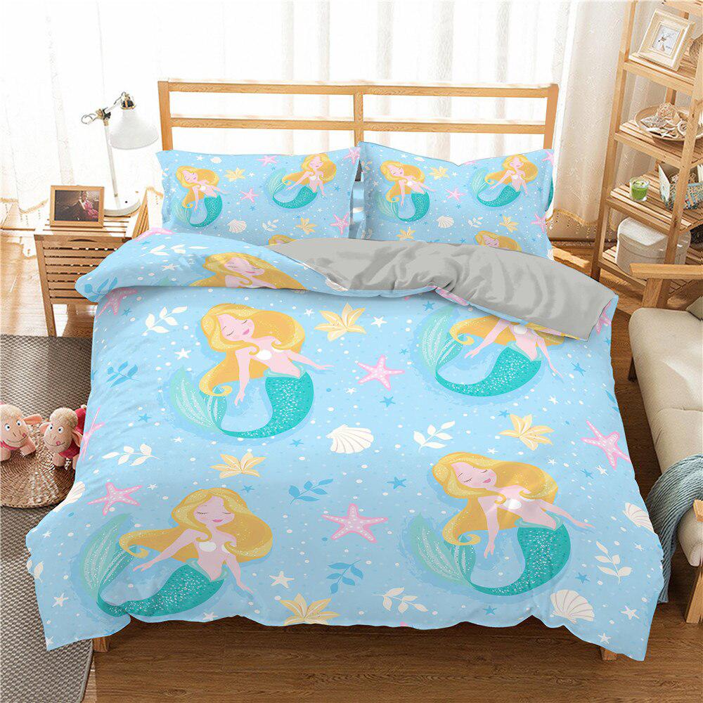 Sirène printed duvet cover