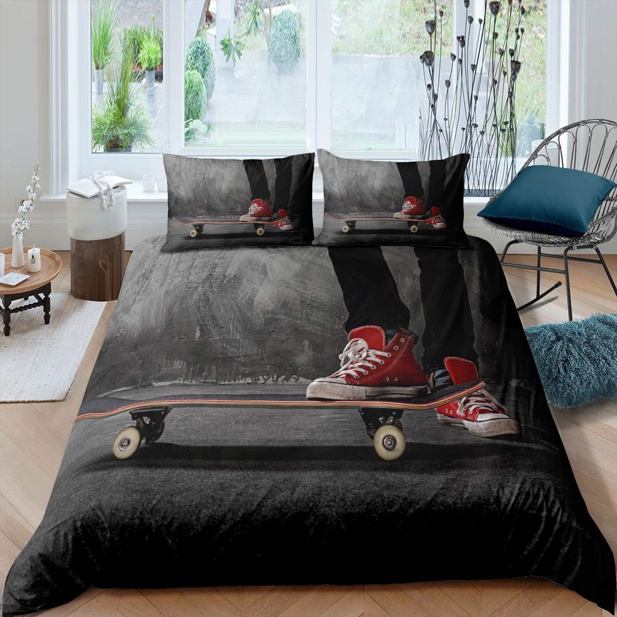 Skate Street Duvet Cover