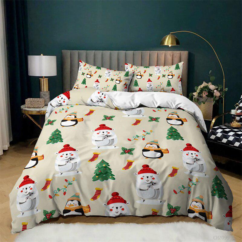 Snow man's duvet cover