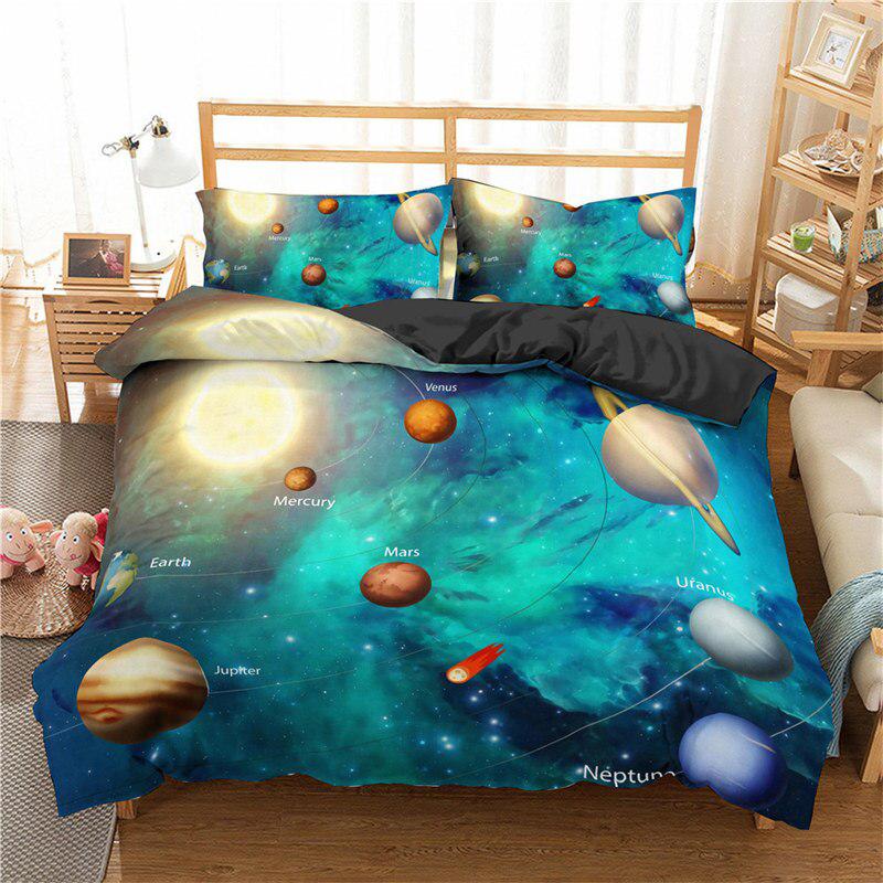 Solar space duvet cover