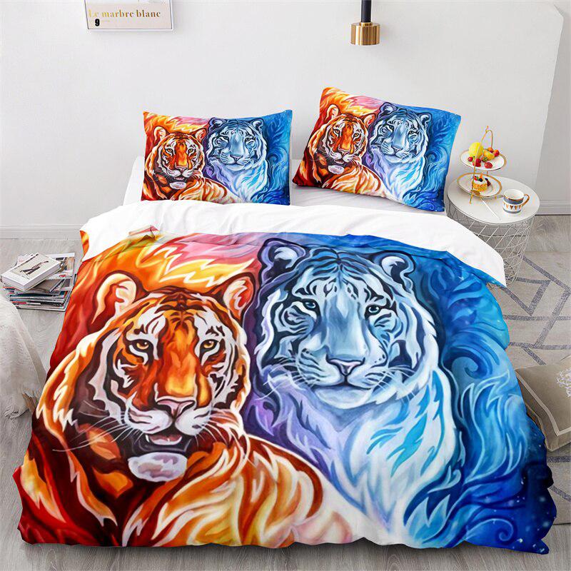 Tiger duvet cover 2 people