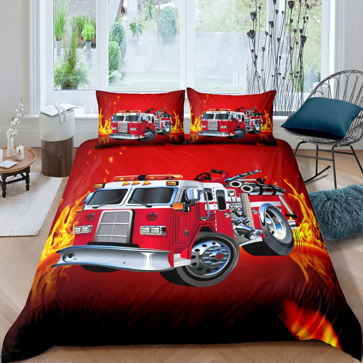 Truck firefighter cover