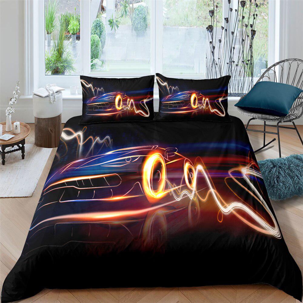 Tuning car duvet cover