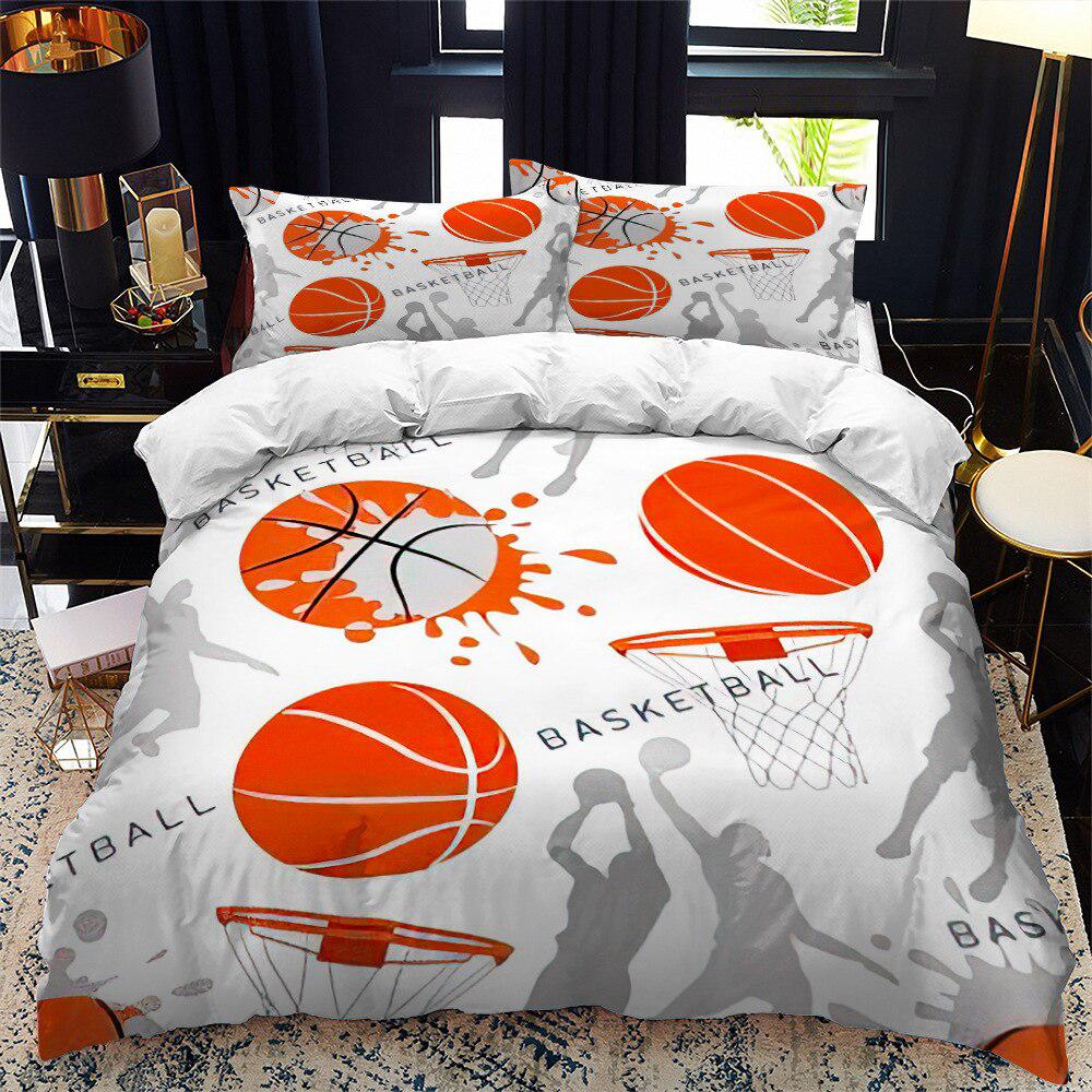 White Basketball Duvet Cover