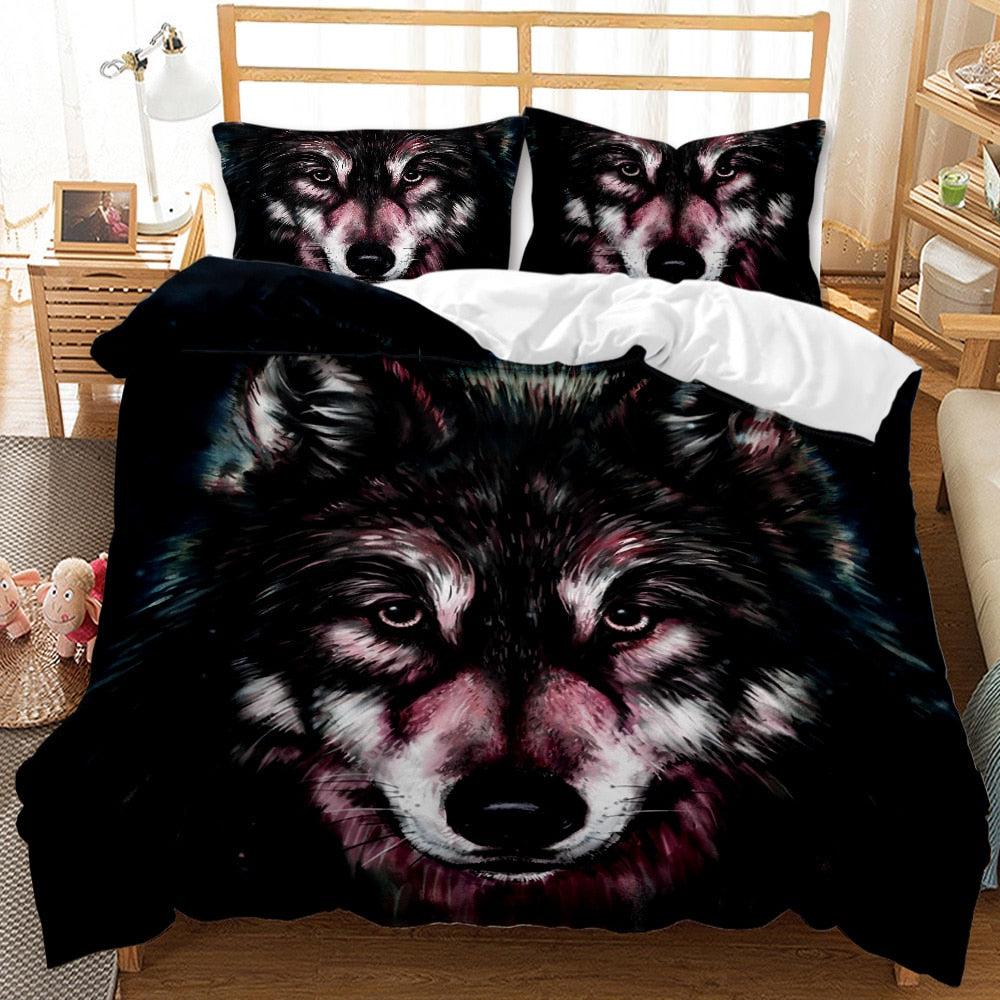 Wolf duvet cover 2 people